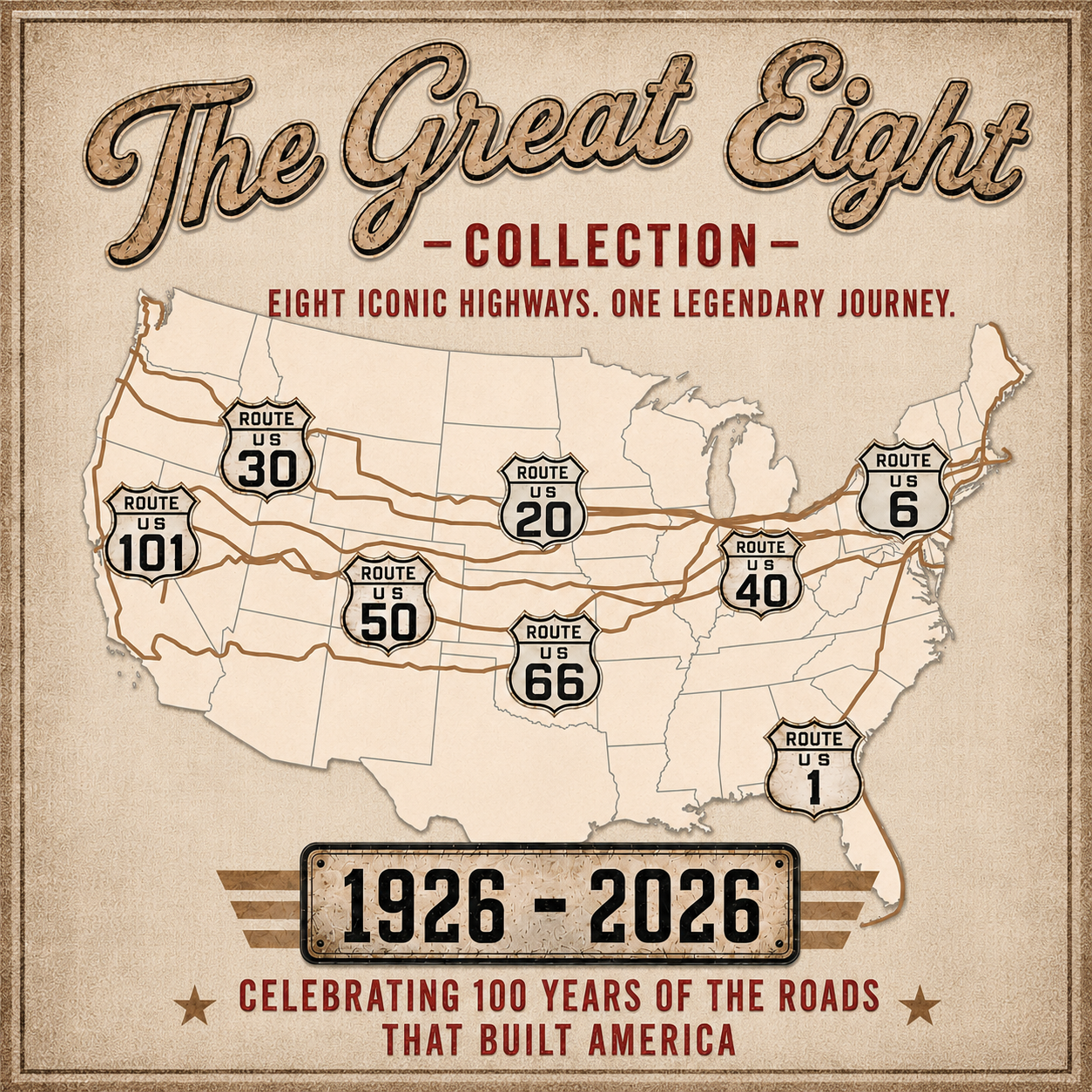 U.S. Highways The Great Eight Collection