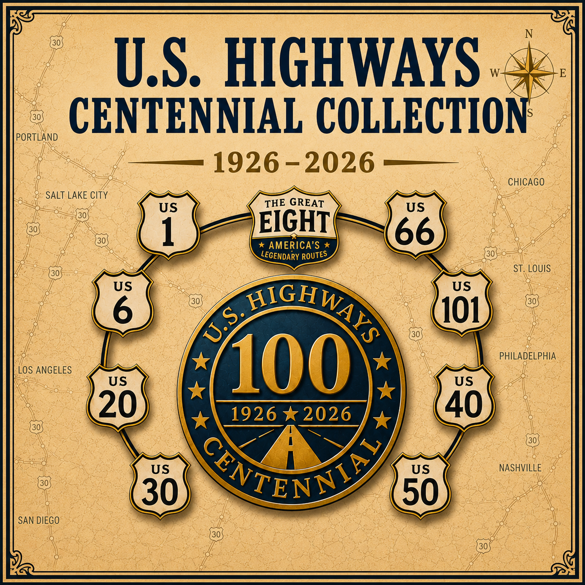 U.S. Highways Centennial Collection