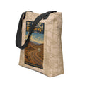 Route 66 Oatman Road Arizona WPA Travel Poster | See America by Highway 1926–2026: Tote bag